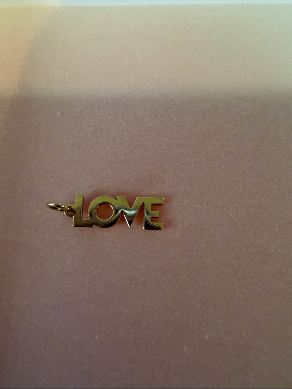 14K Yellow Gold Mejuri Love Pendant